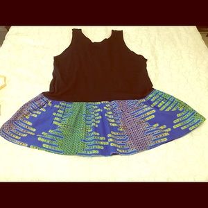 Summer dress with batik